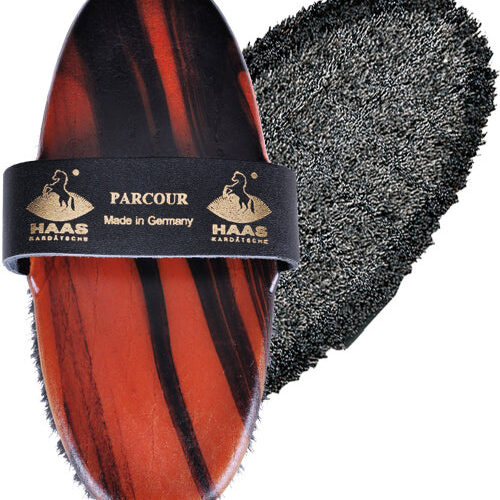 Haas Parcour Horse Body Brush - Medium Firm